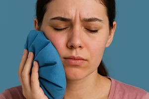 درمان خانگی ورم صورت بعد جراحی دندان