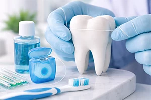 نخ دندان کشیدن